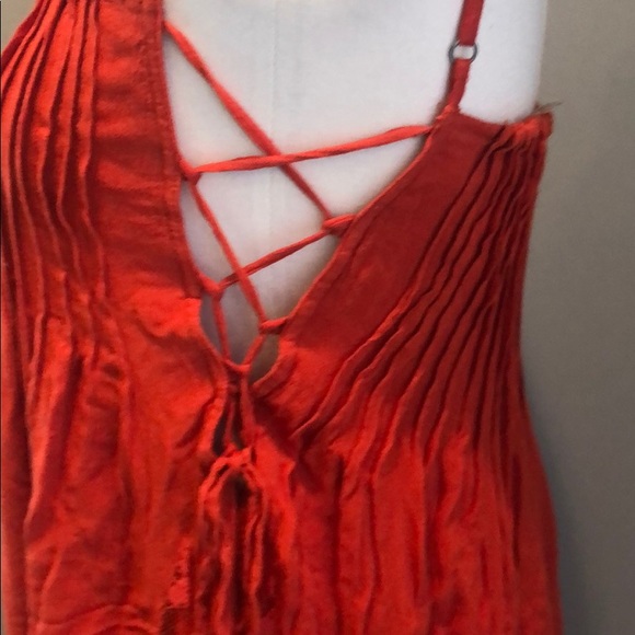 Free People Victorian Sundress Lace flowy dress - Picture 6 of 8